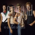 Doe Maar (Date Unknown), Henny Vrienten, Ernst Jansz, Jan Hendriks and Jan Pijnenburg at studio in Amsterdam.

[keywords]Posed, Half Length, Eyecontact, Singer, Musicians[/keywords]